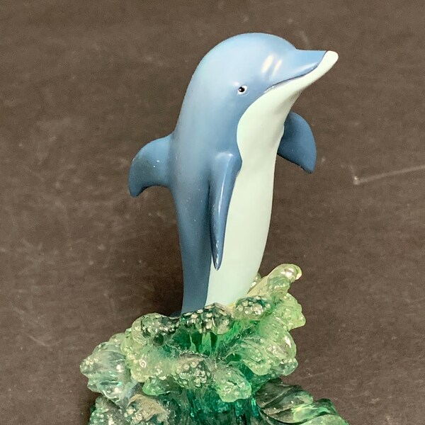 Wyland Dakin "King of the Sea" Breaching Dolphin Figurine Ltd. Edition #938 5" H