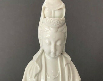 Chinese Guan Yin Praying Figurine 10”