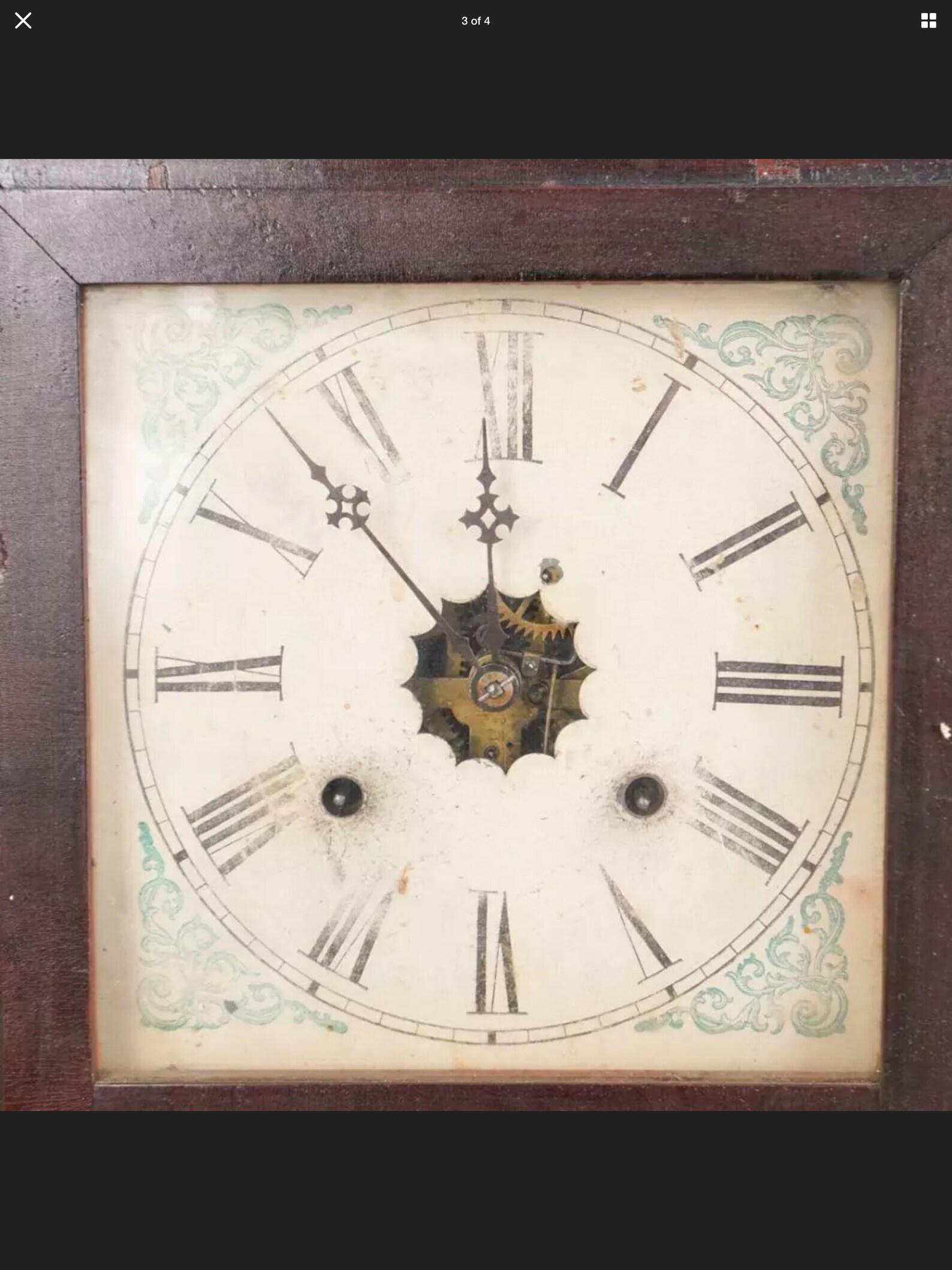 Antique Waterbury Clock Co. Ogee Case Clock 25.5 High Etsy