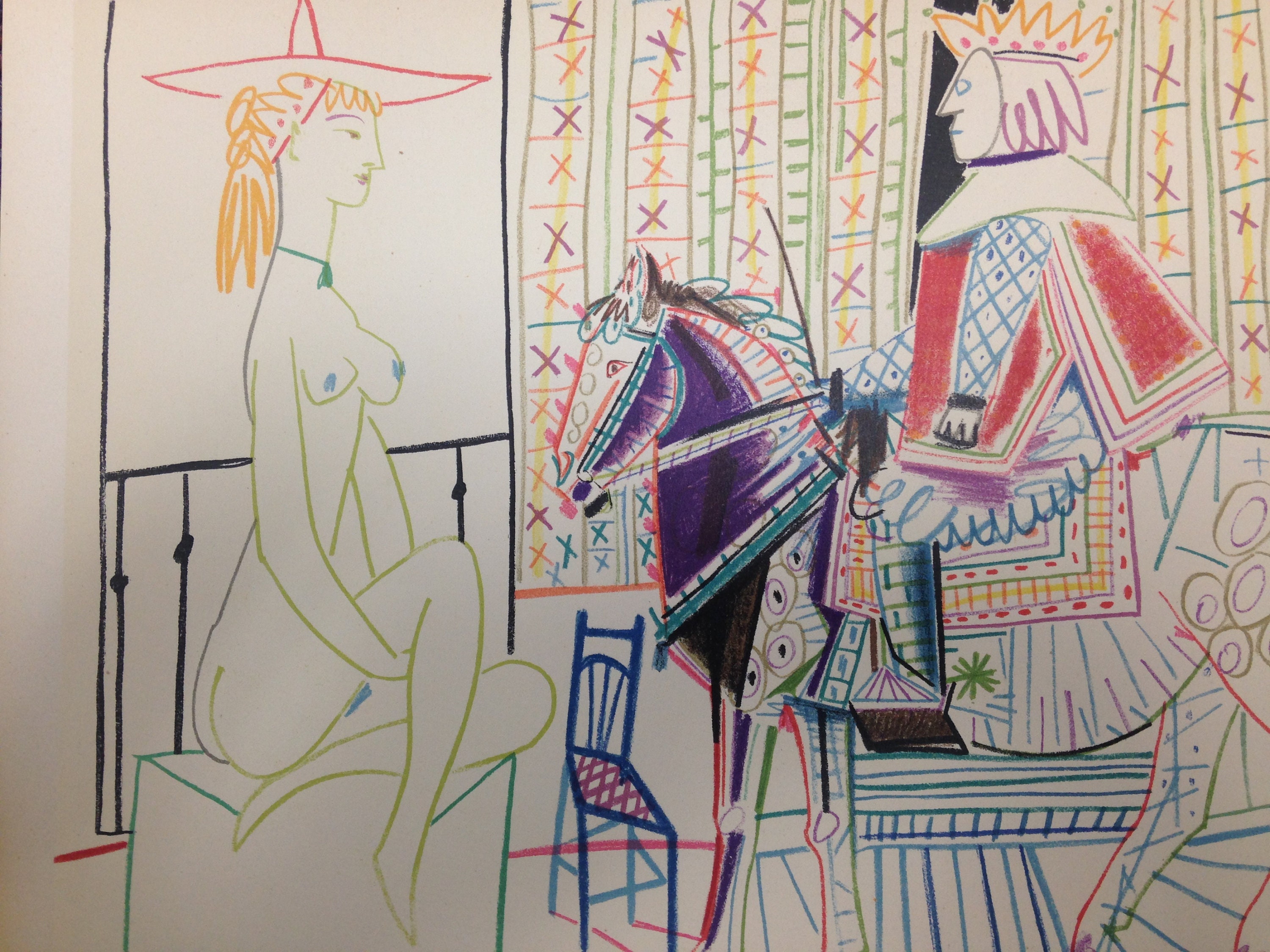 Vintage Picasso Art Print Lithograph 1954 La Comedie Humaine, Rey sobre  Caballo, Mujer Desnuda 14 x 10.5, Sin enmarcar. - Etsy México