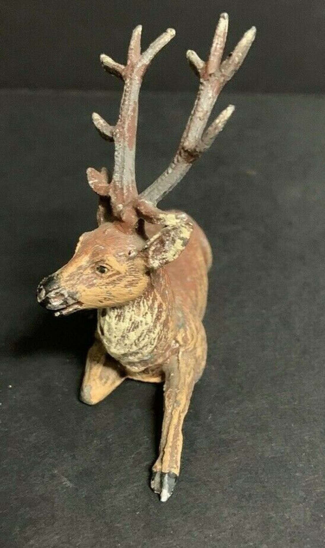 Small Metal Deer Figurine 3 Etsy