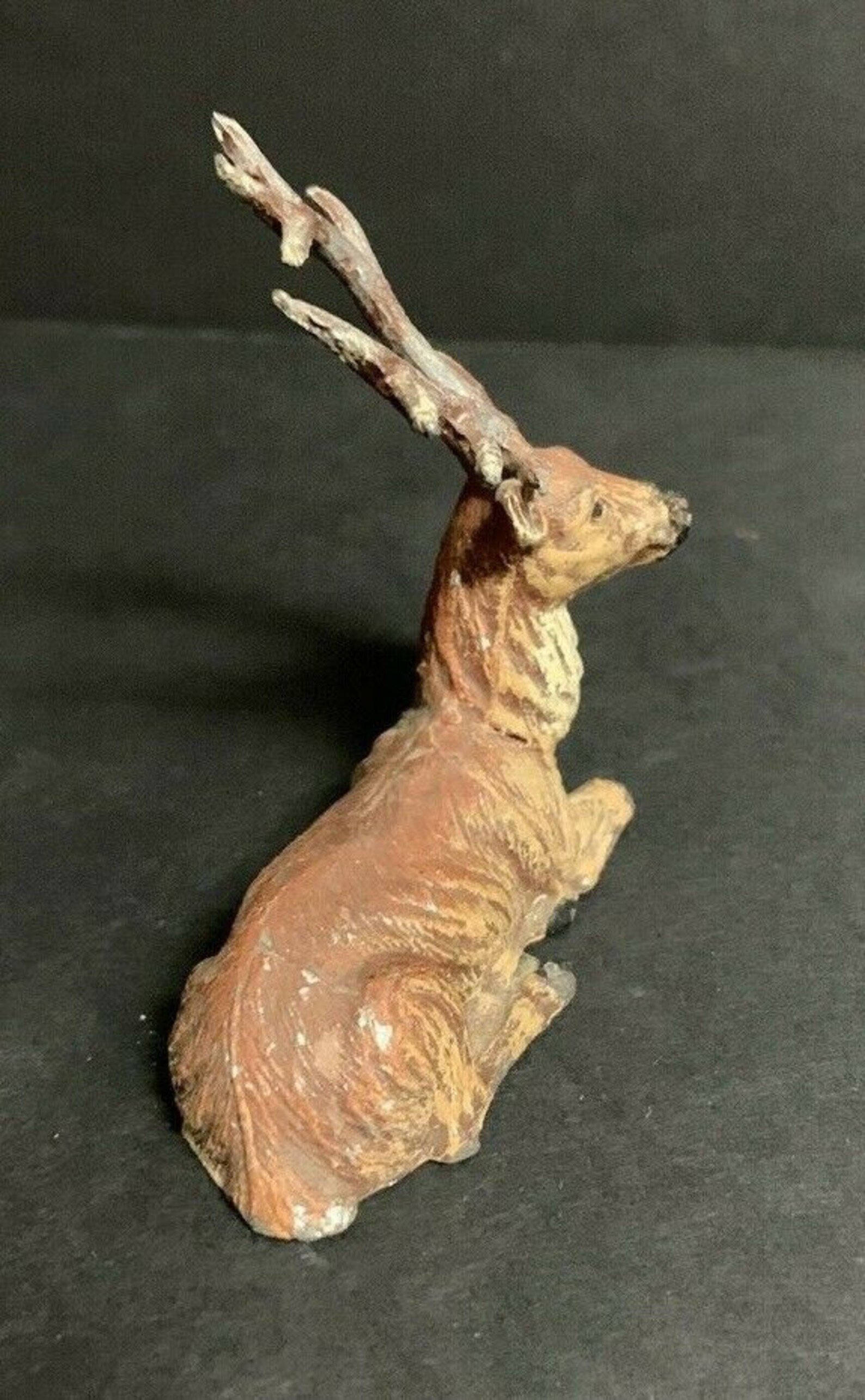 Small Metal Deer Figurine 3 Etsy