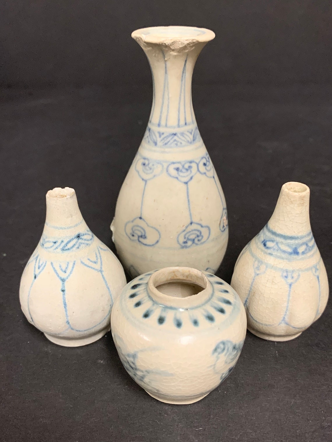 Four 15th Century Vietnamese Ceramic Items From the Hoi an Etsy UK