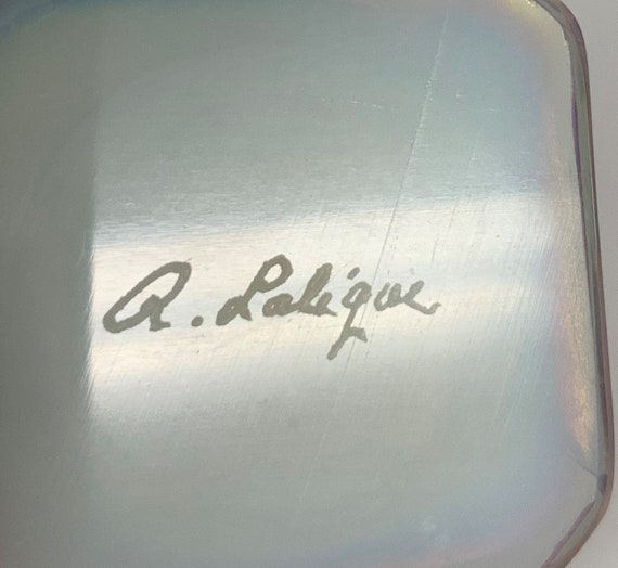 Dating Lalique signaturer