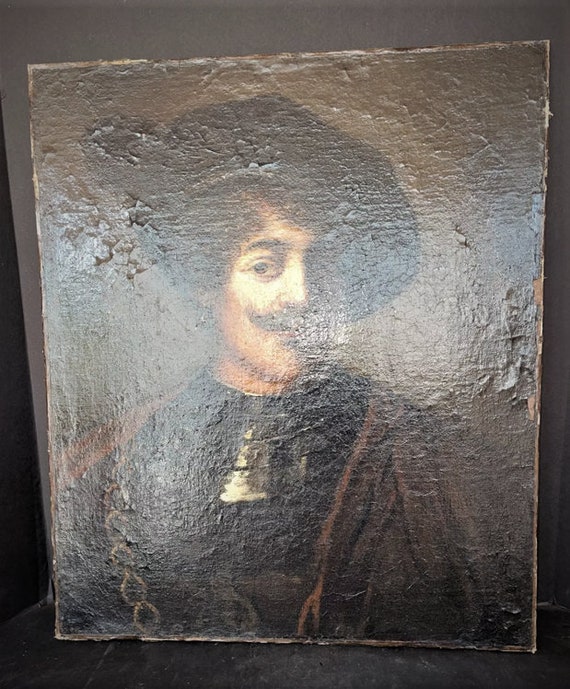 Rembrandt Original Oil Painting on Canvas 20 X 24 Etsy Canada