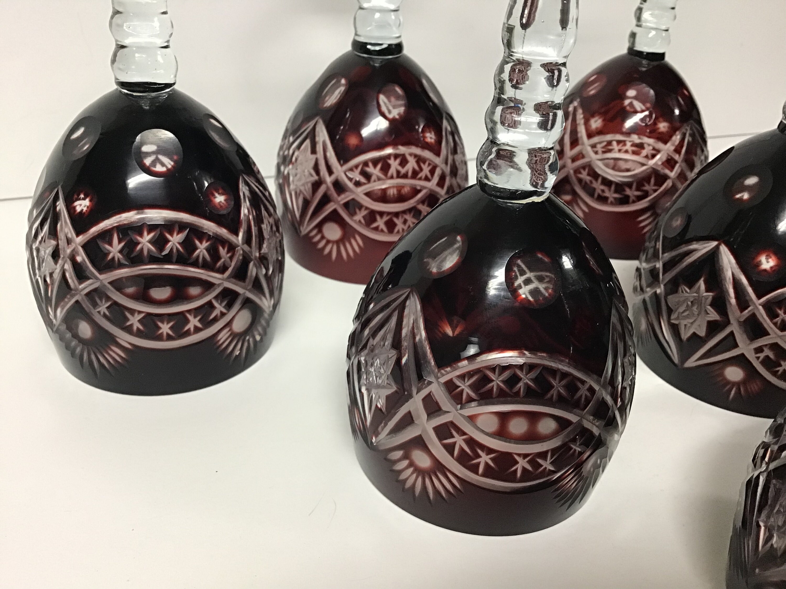 Rudina Glittery Top Wine Red Silver