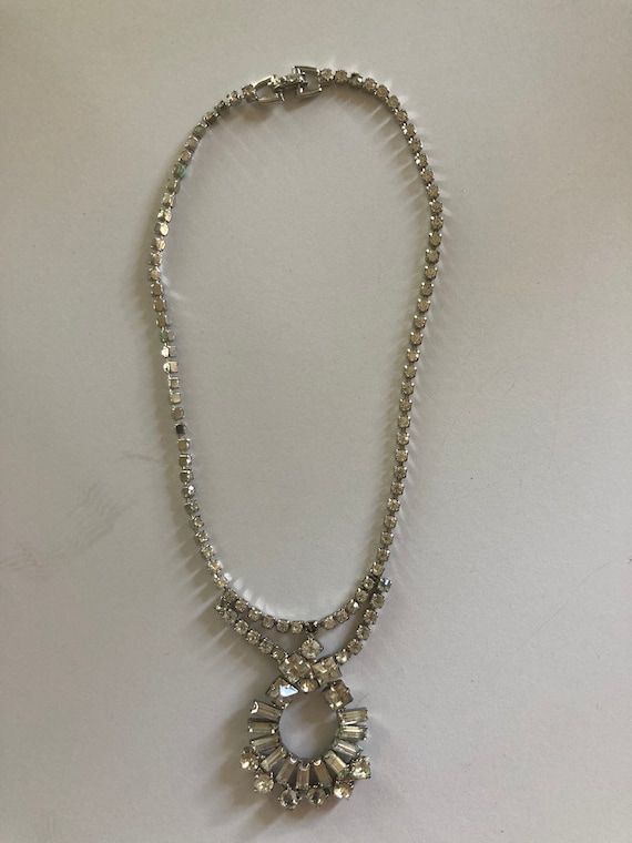 Diamante shop costume necklace