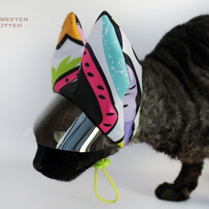 Shower cap for grooming cats, Pet shower cap, Gift for catlover image 4