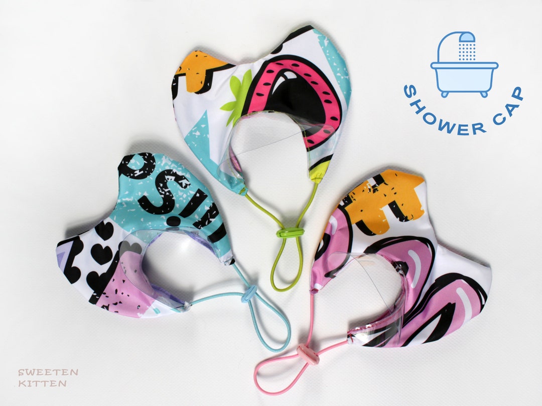Shower Cap for Grooming Cats, Pet Shower Cap, Gift for Catlover Etsy