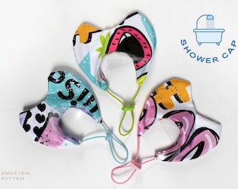 Shower cap for grooming cats, Pet shower cap, Gift for catlover