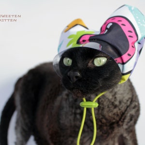 Duschhaube für die Pflege von Katzen, Haustier Duschhaube, Geschenk für Katzenliebhaber Bild 2