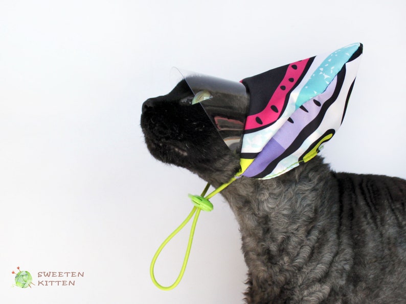 Duschhaube für die Pflege von Katzen, Haustier Duschhaube, Geschenk für Katzenliebhaber Bild 3