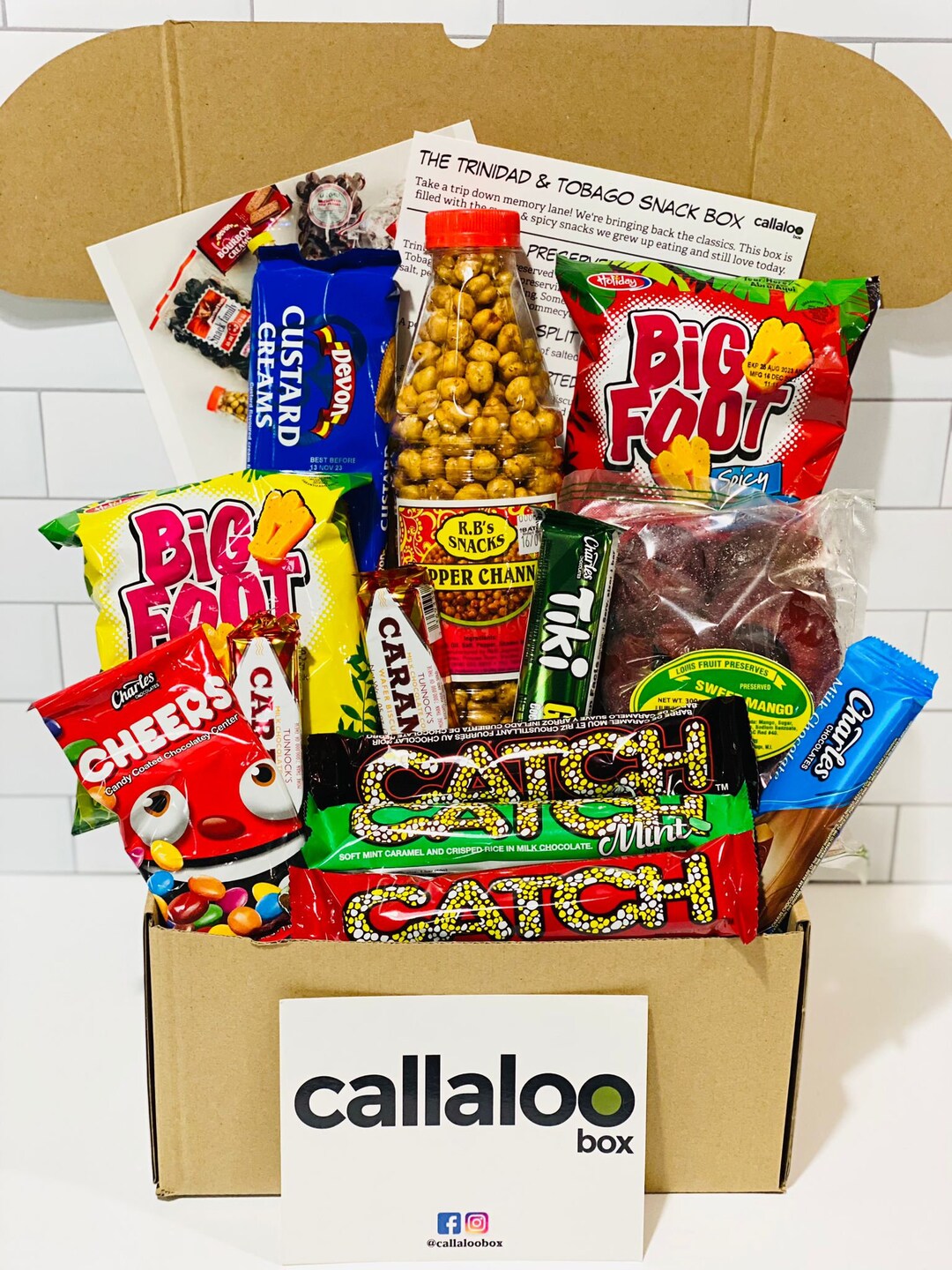 The Trinidad and Tobago Snack Box Preserved Fruit Channa Etsy