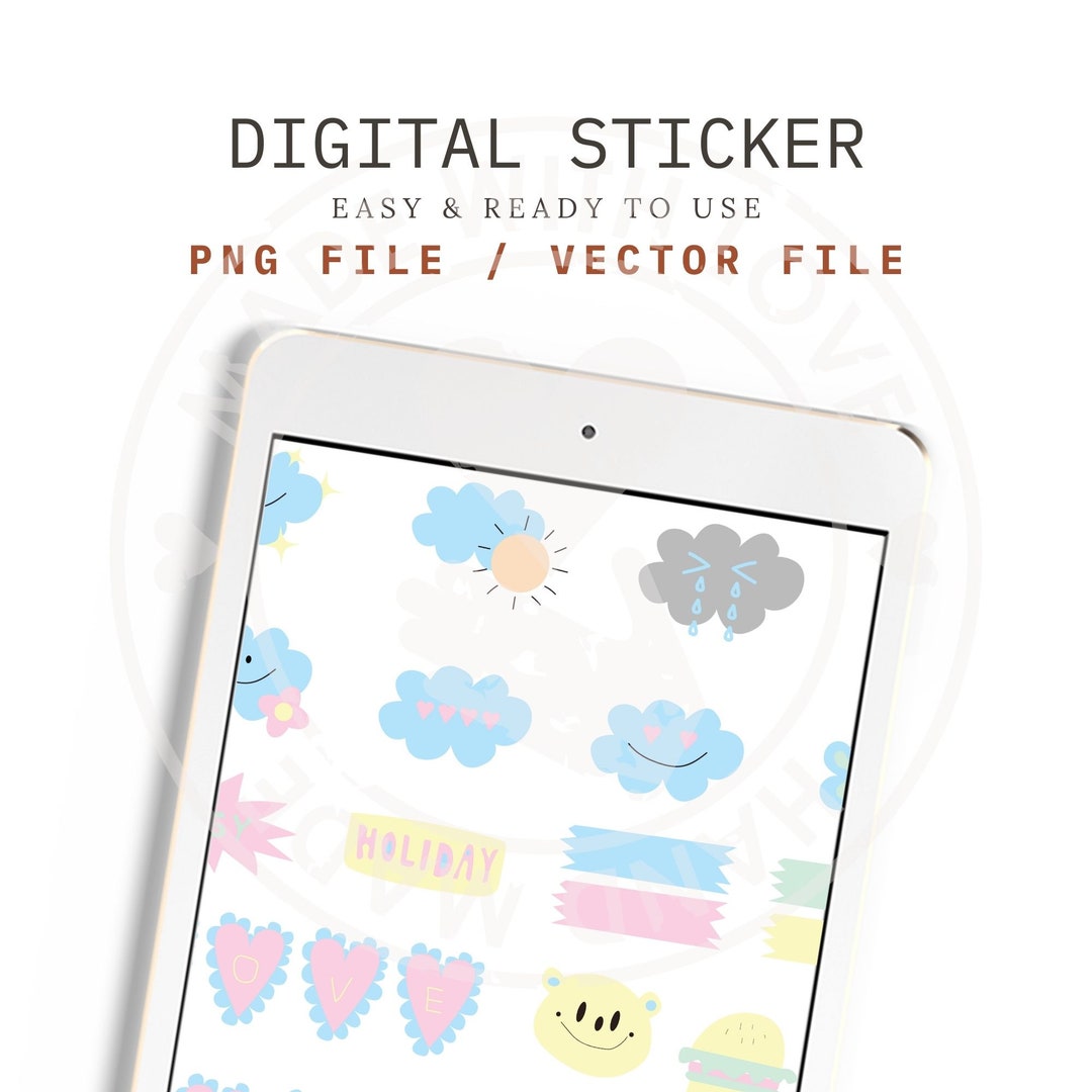 Digital Sticker Set for Goodnotes / Digital Planner - Etsy