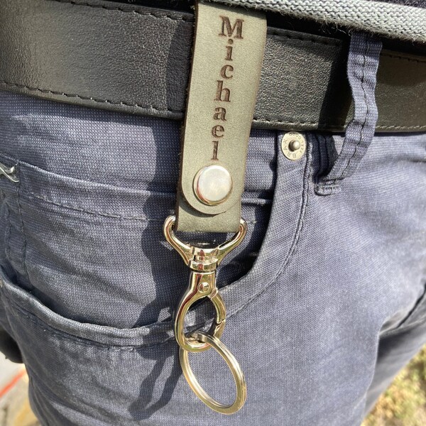 Belt Key Holder Etsy