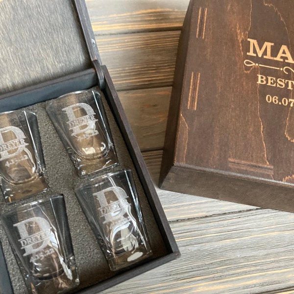 Shot Glass Box Template Etsy