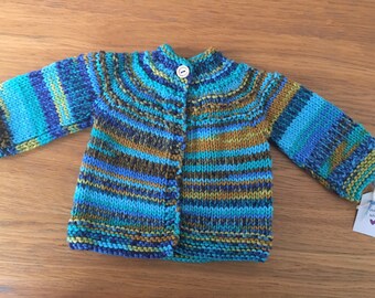 Baby cardigan. Age 0-3 months