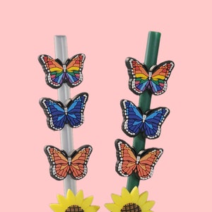 Beautiful Butterfly Reusable Straw Cover - Cute Straw Cover Perfect For  Parties And Holidays Party Supplies - Temu