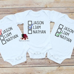 triplets matching outfits