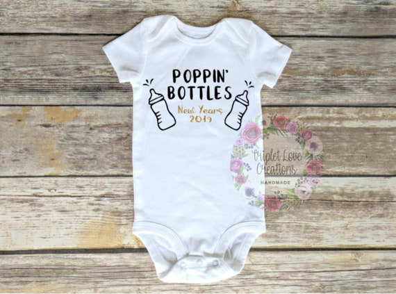 poppin bottles onesie