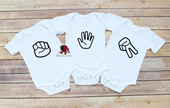 cute triplet outfits