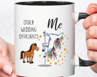 面白い結婚式の司会者への贈り物 結婚式の司会者マグカップ ユニコーン 結婚式の司会者への感謝の贈り物