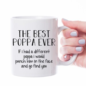 Poppa Kaffeebecher, Poppa Geschenke, Poppa Geburtstagsgeschenk, Poppa Weihnachten
