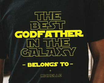 Godfather Shirt Godfather Personalized Godfather Fathers Day Gift Funny Godfather Gift Godfather Christmas Gift T-Shirt for Godfather