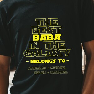 Baba Shirt Baba Personalized Baba Fathers Day Gift Funny Baba Gift Baba Christmas Gift T-Shirt for Baba