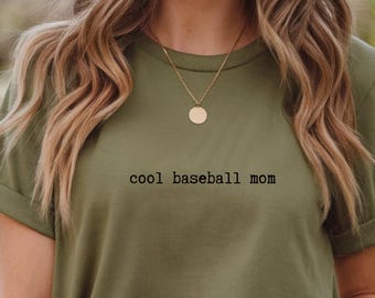 Women's Baseball Mom Comfort Colors Tshirt For Game Day Baseball Mom T-Shirt Baseball Tee For Mother's Day Gift Sports Mom Shirt
