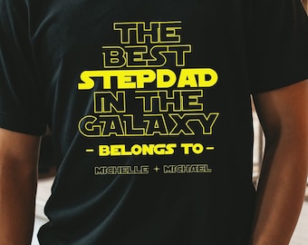 Personalized Step Dad Gifts Best Stepdad T-Shirt Funny Step Dad Shirt