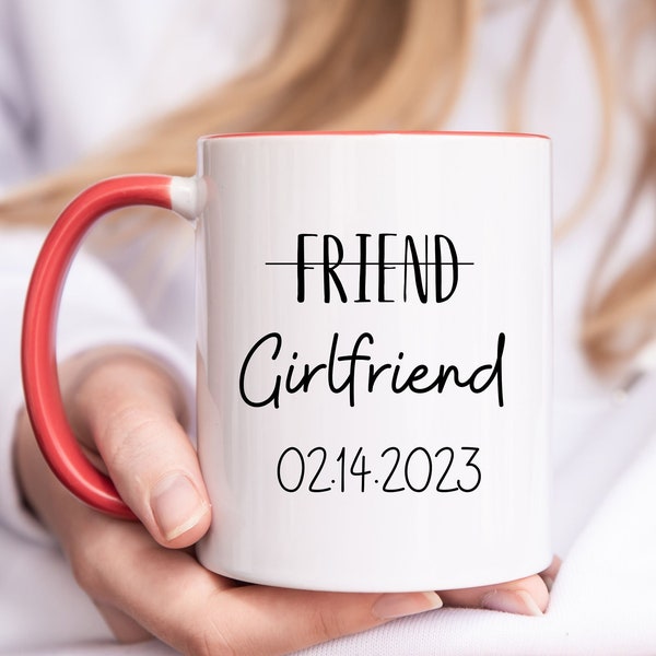 Will You Be My Girlfriend Mug,Personalized Girlfriend Proposal Ideas,New Girlfriend Gift with Special Date