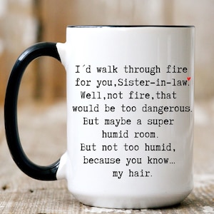 Funny gifts for Sister in Law,Sister in Law Christmas Gift,Sister in Law Gifts,Sister in law Wedding Gift