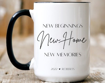 Nuovo regalo per la casa personalizzato, regalo di inaugurazione della casa, regalo da agente immobiliare, tazza per il proprietario di casa