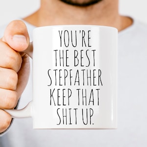 Christmas Gift For Stepfather,stepfather mug, best stepfather ever, funny stepfather gift, stepfather gag gifts, stepfather birthday
