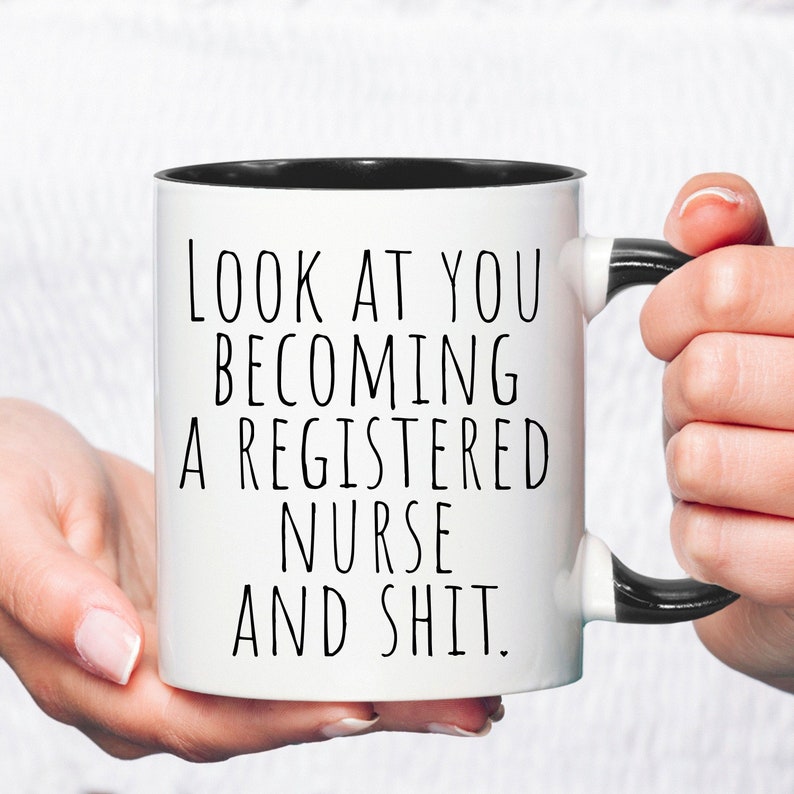 RN Graduation Gift,registered nurse graduation gift,rn gifts,rn graduates gift,registered nurse grad, rn grad gift, funny rn gift, rn mug image 1