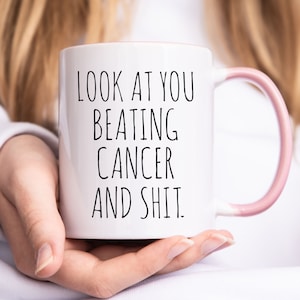 Cancer survivor mug,cancer survivor gifts for men and women,beating cancer gift, beat cancer gift, beat cancer mug image 1