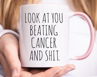 Cancer survivor mug,cancer survivor gifts for men and women,beating cancer gift, beat cancer gift, beat cancer mug