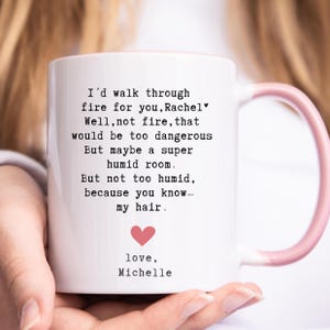 Personalized Best Friend Gift Mug Friendship Coffee Mug Personalized Friendship Mug Galentine gift