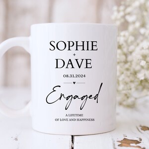 Engagement Gift for the Couple Engagement Coffee Mug Engagement Gifts Just Engaged Gifts