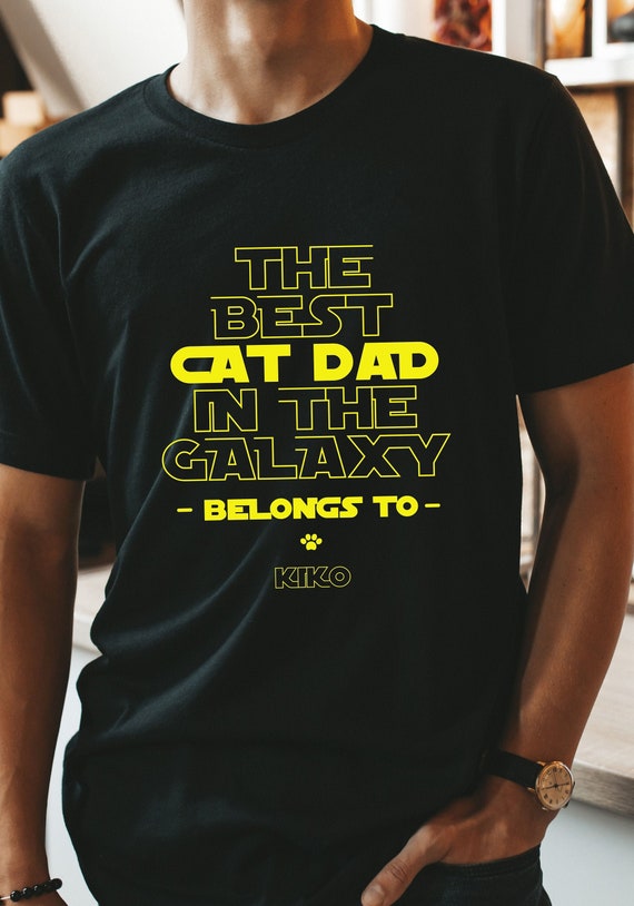 Cat Dad Personalized Best Cat Dad Shirt Cat Gift Men Gifts for Cat Lovers  Best Cat Dad Ever T-Shirt - Main Image