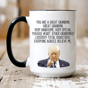 Trump Grandma Gift for Grandma Mug Personalized,Mother’s Day gift for grandma,grandma birthday gift,grandma christmas