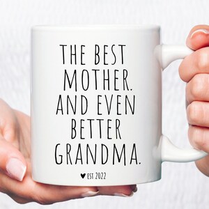 Mom to Grandma,First Time Grandma Gift, New Grandma Gift, Future Grandma Mug,Pregnancy Announcement Grandma Mug image 1