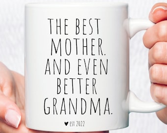 Mom to Grandma,First Time Grandma Gift, New Grandma Gift, Future Grandma Mug,Pregnancy Announcement Grandma Mug