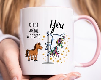 Social Worker Gift for Social Worker Mug Funny Social Work Gifts for Social Work Coffee Cup Graduation Gift