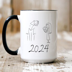 Mommy Daddy Mug First Time Mommy Gift First Time Daddy Gift New Daddy Gift New Mom Mug Pregnancy Announcement Baby Reveal Mug