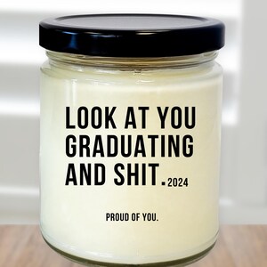 Candle Graduation Gift Bachelors Graduation Gift Masters Graduation Funny Grad Candle
