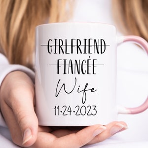To my Wife on our Wedding day,New Wife Gift,Bridal Shower Mug,Gift for Bride,Engagement gift,Wedding gift