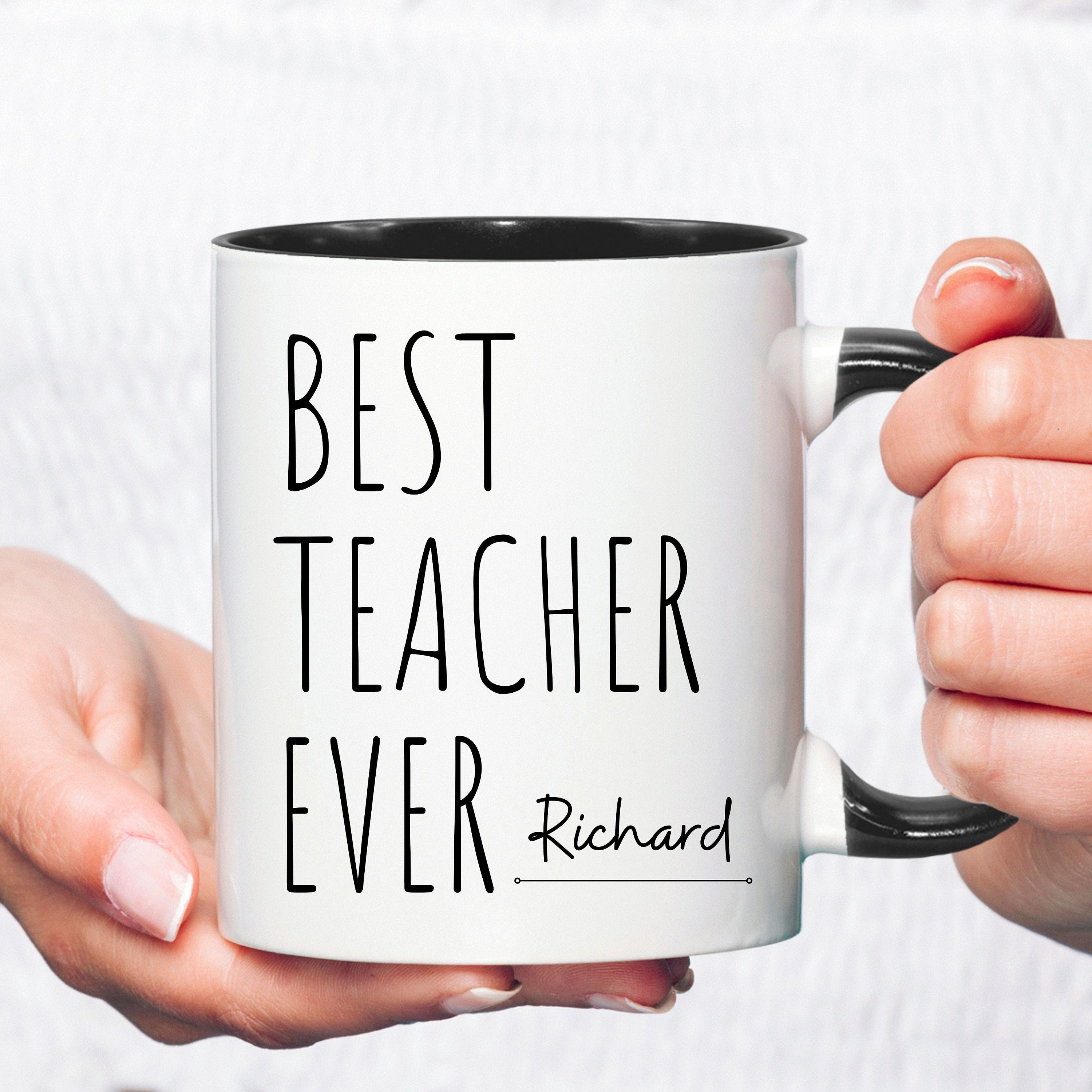 Teacher Gifts Personalized Best Teacher Everteacher Etsy UK