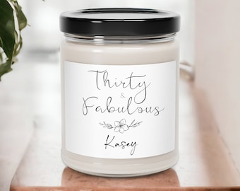 30th Birthday Gift Candle Funny Birthday Gifts Milestone Birthday Dirty 30 birthday gifts Birthday Candle